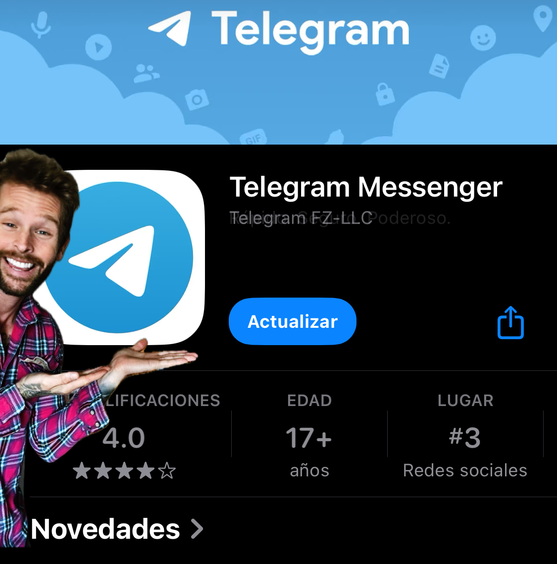 Aquí puedes descargar Telegram